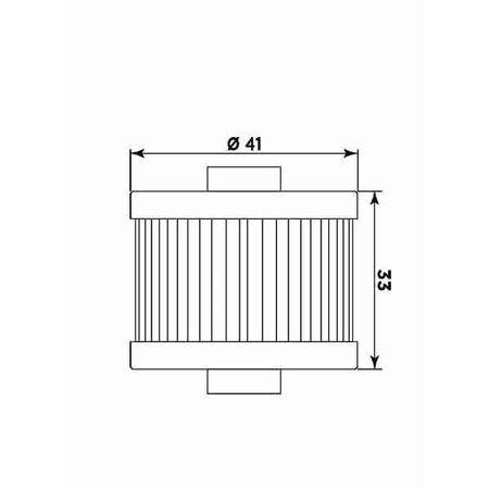 Filtr oleju aprilia 125/200, peugeot 125/150/200 (hf185) (50)
