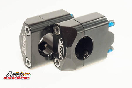 mocowanie/podwyżki kierownicy (dół-22,2/góra-22,2mm) wys. 35mm kolor czarny (bm-09bk22/22)