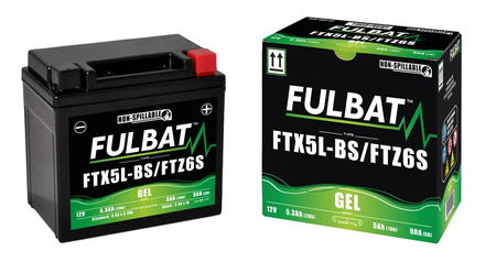 Akumulator Żelowy Bezobsługowy Fulbat Ftx5l-Bs / Ftz6s