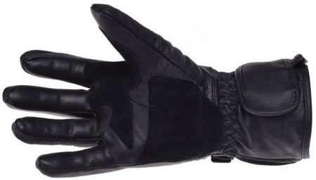 Rękawice Im Perfor. Wzmoc.Dł.Czarno Siwe L