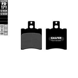 KLOCKI HAMULCOWE KH206 PÓŁMETALICZNE