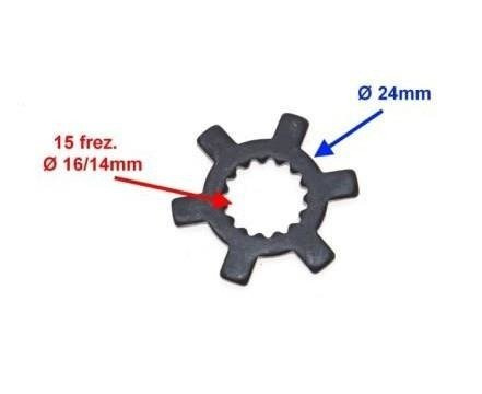 Podkładka Gwiazdkowa wariatora skuter 2T wał 16mm