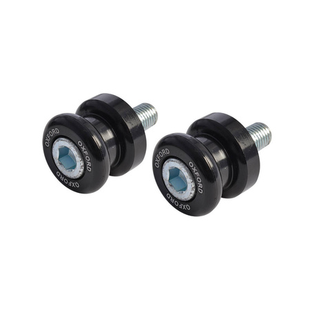 Rolki (slidery) wkręcane do wahacza m8 (bobbins 1.0) kolor czarny dedykowane do yamaha r6 / r1, fz8 (stary kod:of729)