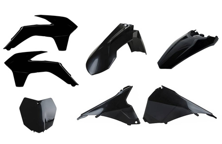 Komplet plastików ktm sx/sx-f '13-'15 w zestawie tablica przednia (8659100003) kolor czarny