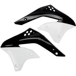 Osłony chłodnicy kawasaki kxf 450 '08 kolor czarny/biały