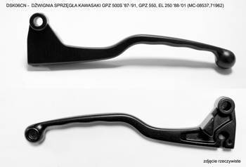 Dźwignia sprzęgła kawasaki gpz 500'87-'91, gpz 550, el 250 '88-'01 (mc-08537,71962)