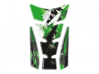Tankpad Puig Wings, Wzór Kawasaki Zielony
