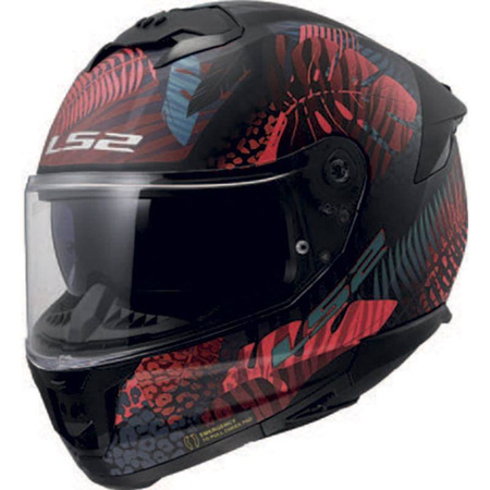 Kask integralny LS2 FF808 Stream II Jungle Matt Black Pink