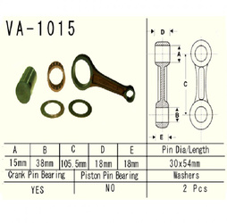 Vesrah - Korbowód Honda Trx250 Recon 97-01r. Fourtrax 02-16r.
