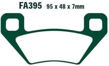 KLOCKI HAMULCOWE EBC FA395R