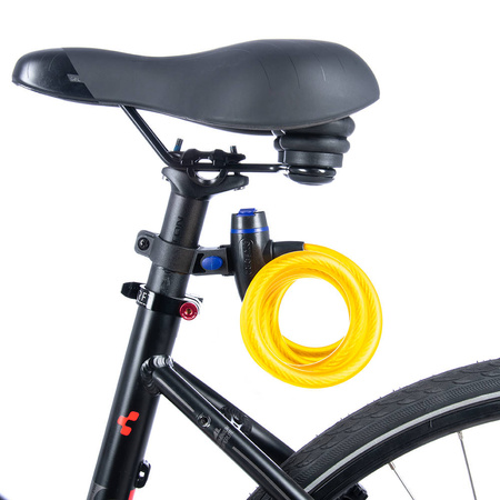 Linka stalowa z zamknięciem do motocykla roweru