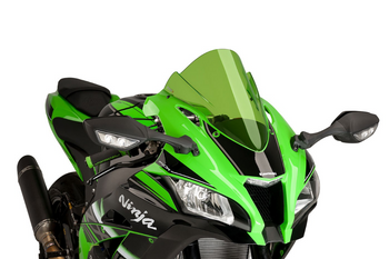 Szyba sportowa z-racing puig do kawasaki zx-10r/rr 16-18 zielona