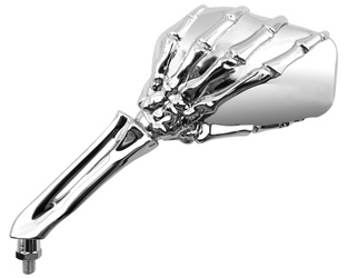 Lusterko lewe uniwersalne chrom (dłoń kościotrupa) (e569i)