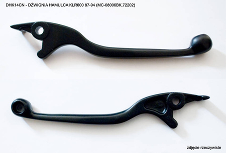 Dźwignia hamulca kawasaki klr600 '87-'94 (mc-08006bk,72202)