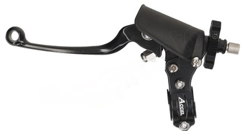 UCHWYT DŹWIGNI SPRZĘGŁA KOMPLETNY UNIWERSALNY (KUTY) KOLOR CZARNY (DŹWIGNIA NIEŁAMKA) (CL-101-4BK)
