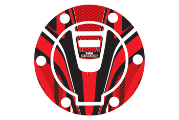 Osłona Wlewu Paliwa Puig Do Ktm 1290 Superduke R (Wzór Radikal) Czerwona