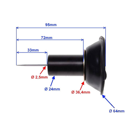 Przepustnica gaźnika kpl do Suzuki Gn125