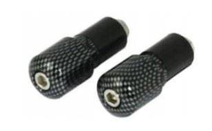 Końcówki kierownicy 17,5 mm kolor carbon, (zastosowanie uniwersalne) (617cf)