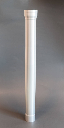 Goleń amortyzatora / rura nośna teleskopu (kielich) aluminium yamaha mt 09 '14- długość 538 mm kolor srebrny