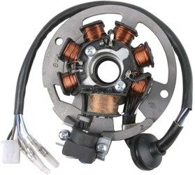 Stator iskrownik skuter 2T 7 cewek 6 Przewodów