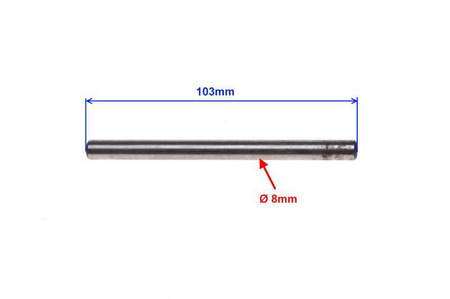 Prowadnica wodzików zmiany biegów I, II AM6