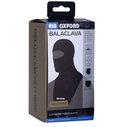 KOMINIARKA Z MIKRO FIBRY Z DUŻYM OTWOREM NA OCZY DELUXE BALACLAVA MICRO FIBER KOLOR CZARNY ROZMIAR UNIWERSALNY