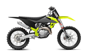 Komplet plastików ktm sx/sxf '19-21 kolor szary / czarny / żółty fluo ( w zestawie osłony teleskopów, osłony ramy oraz naklejki )