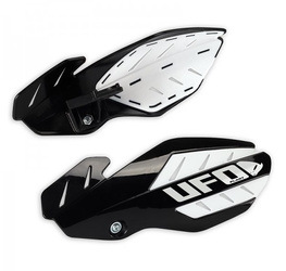 Osłony rąk (handbary) flame yamaha yz 125/250 '14-'17 kolor czarny/biały (z mocowaniami) - promocja