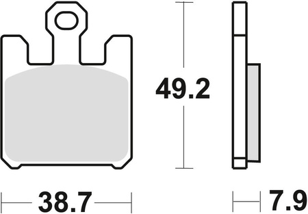 Klocki hamulcowe kh369 sinter racing kawasaki zx6rr 03-06, zx6r 636 03-06, przód (wycofane z produkcji) (wyprzedaż)