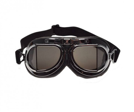 Gogle Weteran T08 Okulary Retro na Kask Łamane