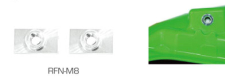 nakrętki tylnego błotnika kawasaki kx 250f '21-, kx 450f '19-, (2 szt.)