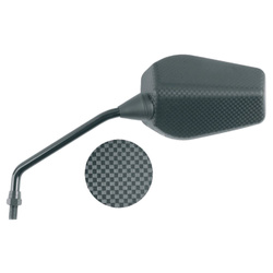 Lusterko lewe, średnica gwintu 10mm, strona prawa, kolor carbon derbi gp1 50/250 2005-2007 (e295i)
