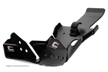 Osłona silnika i łącznika wahacza (pro-link) z tworzywa dtc enduro pasuje do: beta rr 250/300 '20-'22 kolor czarny
