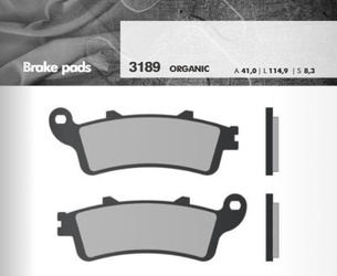 Klocki hamulcowe kh261 / kh281 (grubość 8,3mm) (ft 3189)