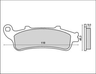 Klocki hamulcowe kh388 (ft 3081)