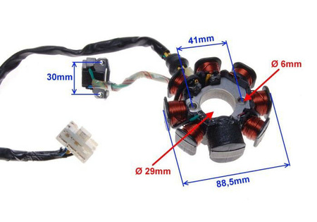 Stator iskrownik do silników 156 FMI