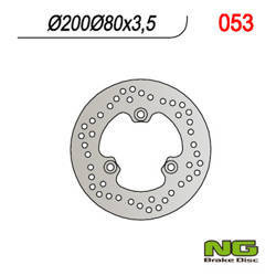 Tarcza hamulcowa przód kawasaki quad klf 220/300/400, kvf 300/400 (200x80x3,5)