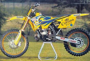 Komplet naklejek (oklein) suzuki rm 125/250 '01-'08 replica team suzuki 2001