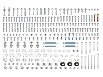 KOMPLET ŚRUB, NAKRETEK, PODKŁADEK I TULEJEK DO MONTAŻU PLASTIKÓW HONDA CR 125 / 250 / 500 '85-'01 (MODELE ZE STALOWĄ RAMĄ)