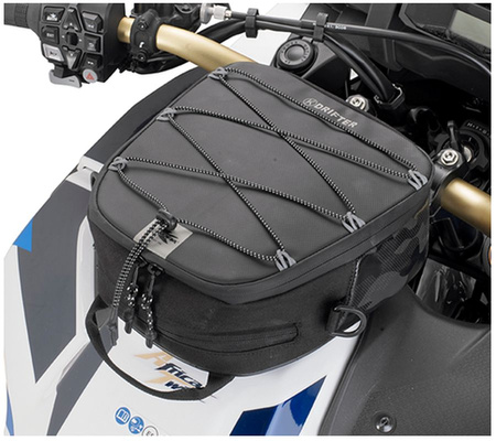 TORBA (TANKBAG) NA ZBIORNIK DO MOCOWANIA TANKLOCK K'DRIFTER 4,5L (WYS. 9,5CM X SZER. 22CM X DŁ. 20CM) KOLOR CZARNY (OBRACALNA POD KĄTEM 90ST.)