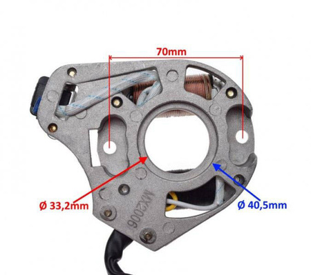 Stator iskrownik 2 cewki 4T