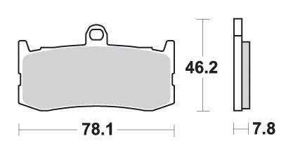 Hamulcowe kh491 racing dual carbon kolor czarny pasuje do: triumph 675 daytona triple przód