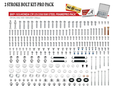 KOMPLET ŚRUB PRO PACK FACTORY 2T (DUŻY) HONDA CR 125/250/500 '85-'01