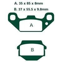 Klocki hamulcowe Kawasaki KEF 300 Suzuki LT 500