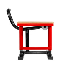 PROMX PRO WOOD STOJAK/PODNOŚNIK/PODSTAWKA POD MOTOCYKL CROSS WYKOŃCZENIE DREWNO KOLOR CZERWONY (SZCZEGÓŁY - PATRZ OPIS DODATKOWY)