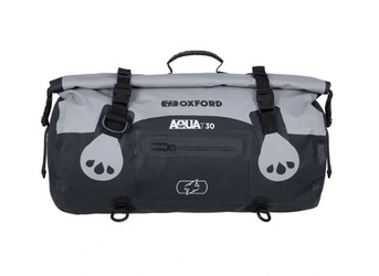 TORBA AQUA T-30 ROLLBAG WODOODPORNA POJEMNOŚĆ 30L KOLOR CZARNY/SZARY