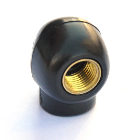 Nakrętka wentyla czarna Kształt Czaszki Czacha