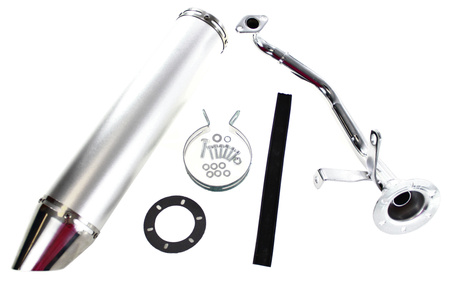 Tłumik Power Force Tuning Tune-Ex Srebrny Gy6 125