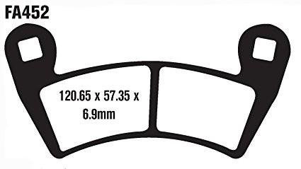 KLOCKI HAMULCOWE EBC FA452R