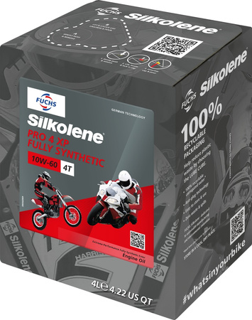 Olej Silnikowy Fuchs Silkolene Pro 4t 10w60 - Xp 4l